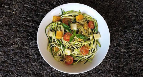 Pumpkin and Pesto Zoodles | Mr Vitamins