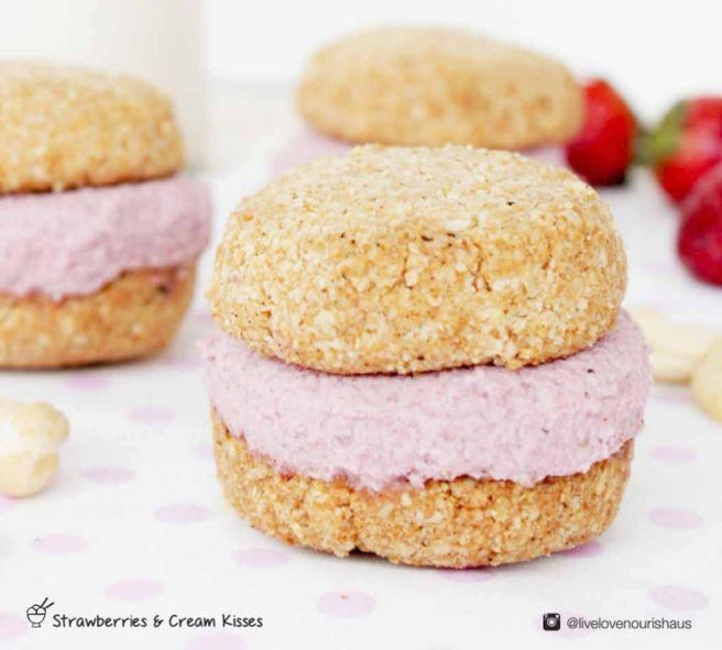 Sugar-Free Strawberries And Cream Kisses | Mr Vitamins