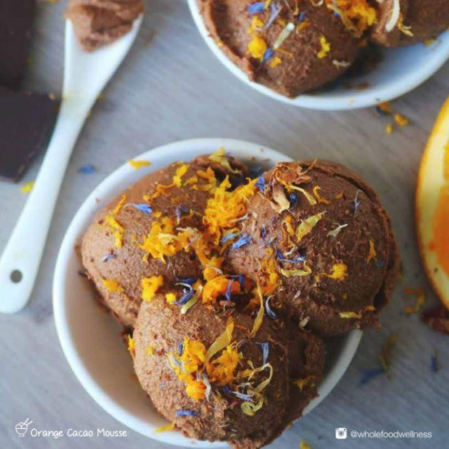 Vegan Orange Cacao Mousse | Mr Vitamins