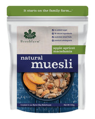 Brookfarm Natural Macadamia Muesli with Apple & Apricot