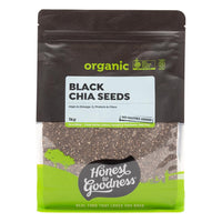 Honest to Goodness Organic Black Chia Seeds* | Mr Vitamins