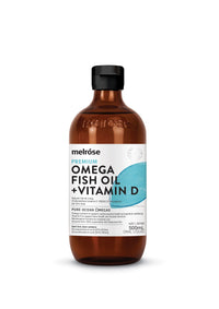 Melrose Premium Omega Fish Oil + Vitamin D Liquid | Mr Vitamins