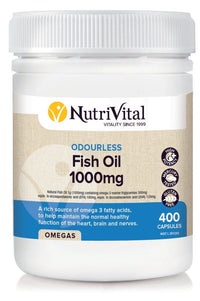 Nutrivital Odourless Fish Oil 1000mg | Mr Vitamins