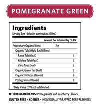 Organic India Tulsi Pomegranate Green Teabags | Mr Vitamins