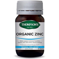 THOMP ORGANIC ZINC 1 | Mr Vitamins