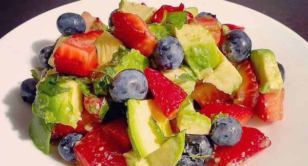 Berry Avocado Salad with Mint Dressing | Mr Vitamins