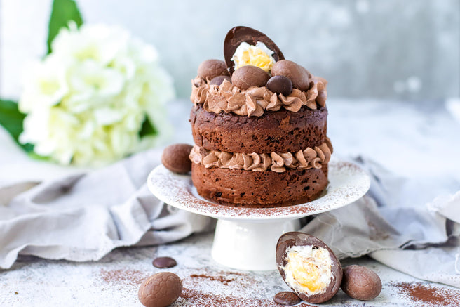 Easter Chocolate Cake With Choc Buttercream | Mr Vitamins