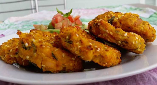 Fresh Salmon and Pumpkin Patties | Mr Vitamins