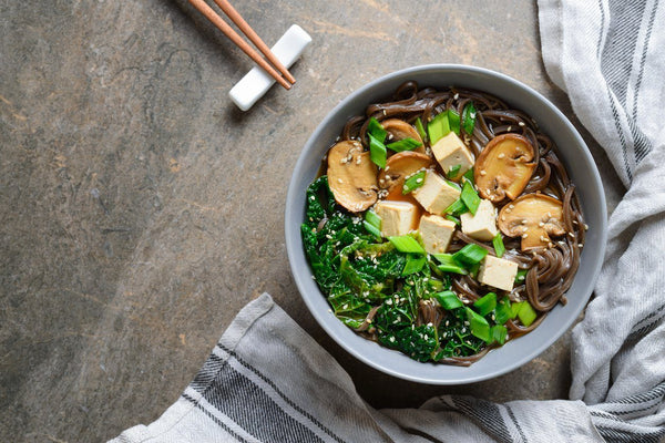 Immune Boosting Ginger Mushroom Noodle Soup | Mr Vitamins