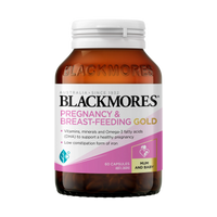 Blackmores® Pregnancy & Breast-Feeding Gold – Comprehensive Prenatal Multivitamin (60 Capsules)
