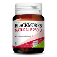 Blackmores Vitamin E 250 IU — Natural Antioxidant Capsules (50 Capsules)