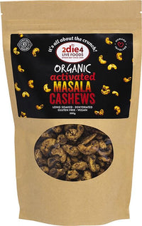 2Die4 Activated Organic Masala Cashews | Mr Vitamins