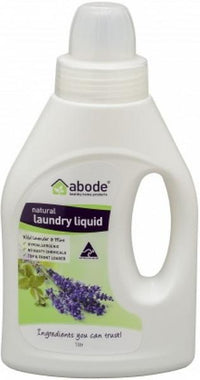 Abode Laundry Liquid (Front & Top Loader) - Wild Lavender & Mint 1L Wild Lavender and Mint| Mr Vitamins