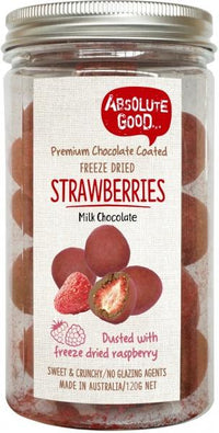 AG MILK CHOC CTD STRAWB 120G 120G Milk Chocolate| Mr Vitamins