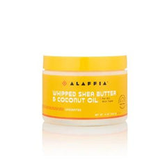 Alaffia Whipped Shea Butter & Coconut Oil - Unscented & Unrefined