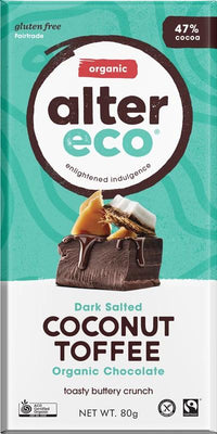 Alter Eco Dark Salted Coconut Toffee Bar* | Mr Vitamins