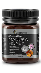 Bee Power Australian Manuka Honey MGO 83+ 250G