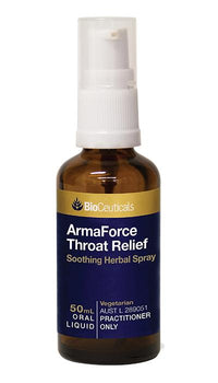 BioCeuticals ArmaForce Throat Relief Oral Liquid* | Mr Vitamins