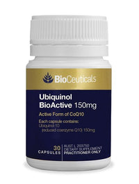BioCeuticals Ubiquinol BioActive 150mg* | Mr Vitamins