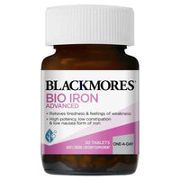 BLKM BIO IRON ADVANCED 30T 30 Tablets | Mr Vitamins