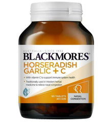Blackmores Super Strength Horseradish, Garlic + C
