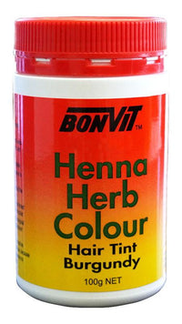 BON HENNA POWDER BUR 100G Burgundy| Mr Vitamins