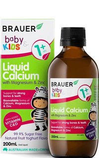 BRAU B and K LIQ CAL MAG Z 200ML 200ML | Mr Vitamins