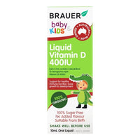 BRAU BABY and K VIT D 400IU 10ML 10ML | Mr Vitamins