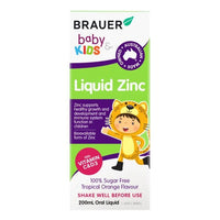 Brauer Baby And Kids Liquid Zinc 200ML | Mr Vitamins