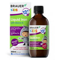 BRAU KIDS LIQ IRON W VIT B 200 200ML | Mr Vitamins
