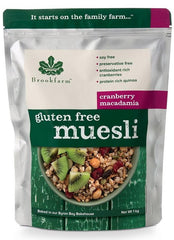 Brookfarm Gluten Free Macadamia Muesli with Cranberry