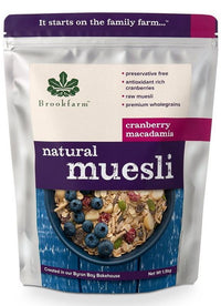 Brookfarm Natural Macadamia Muesli with Cranberry* | Mr Vitamins