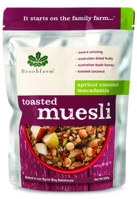 Brookfarm Toasted Macadamia Muesli with Apricot & Coconut* | Mr Vitamins