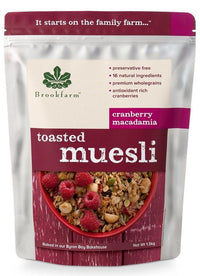 Brookfarm Toasted Macadamia Muesli with Cranberry* | Mr Vitamins