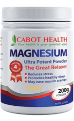 Cabot Health Magnesium Ultra Potent Powder