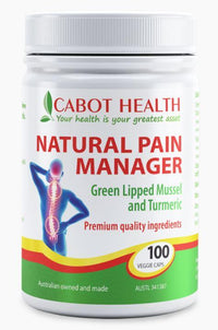 Cabot Health Natural Pain Manager | Mr Vitamins