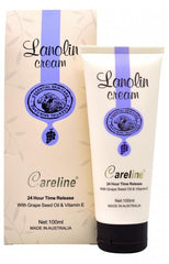 Careline Lanolin Cream With Grape Seed Oil & Vitamin E Tube