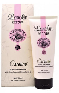 CARELINE LANOLIN CRM ROSE 100M 100ML | Mr Vitamins