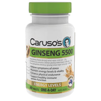 CARU GINSENG 5500 60 60 Tablets | Mr Vitamins