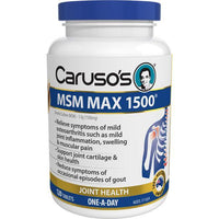 CARU MSM MAX 1500 12 120 Tablets | Mr Vitamins