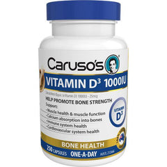 Carusos Vitamin D3 1000iu