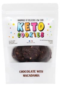 DLC KETO COOKIES CHOCO MACADAM 100G | Mr Vitamins