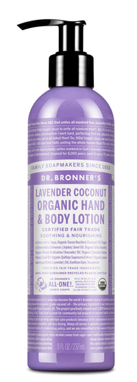 Dr. Bronners Organic Lotion - Lavender Coconut | Mr Vitamins