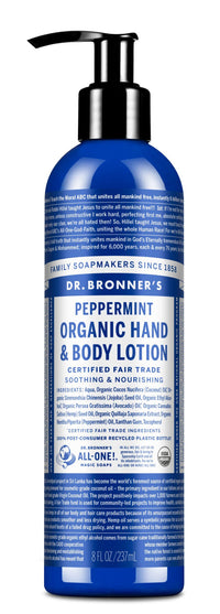 Dr. Bronners Organic Lotion - Peppermint | Mr Vitamins