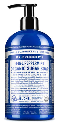 Dr. Bronners Organic Pump Soap - Peppermint | Mr Vitamins