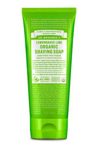 Dr. Bronners Organic Shaving Soap - Lemongrass Lime | Mr Vitamins