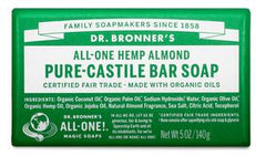 Dr. Bronners Pure-Castile Bar Soap - Almond