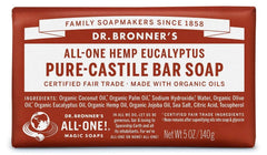 Dr. Bronners Pure-Castile Bar Soap - Eucalyptus