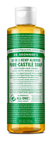 Dr. Bronners Pure-Castile Liquid Soap - Almond | Mr Vitamins