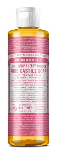 Dr. Bronners Pure-Castile Liquid Soap - Cherry Blossom | Mr Vitamins